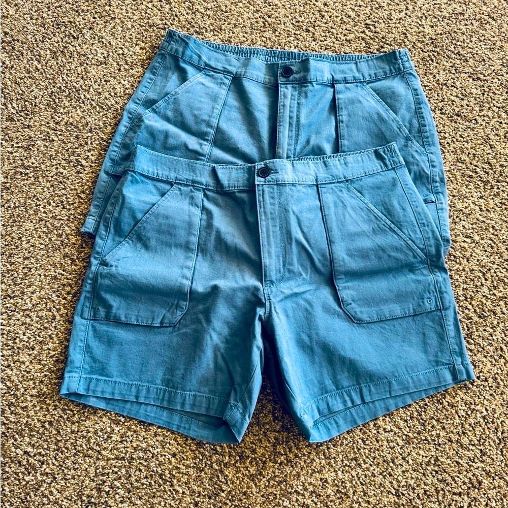 Men's Blue Casual Shorts
